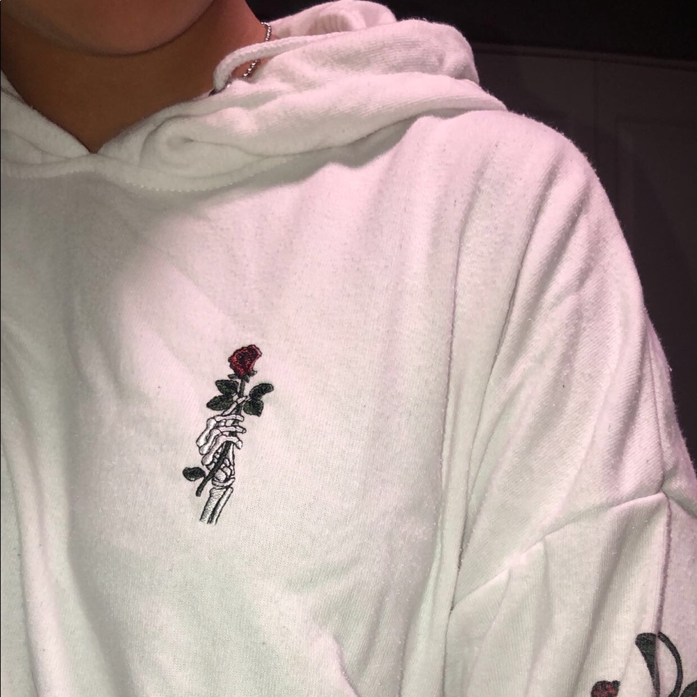 Floral hoodie